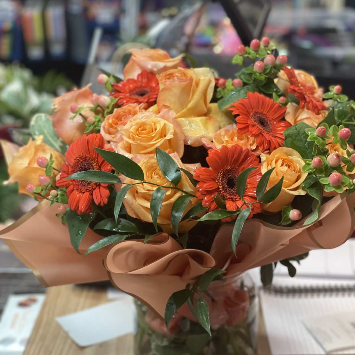 Raspberry Blooms Florist