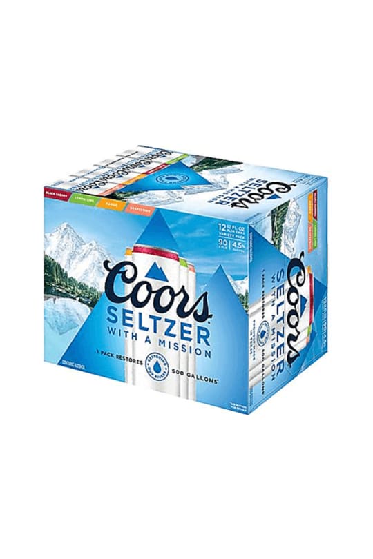 Coors Hard Seltzer Variety Pack Gluten Free 12 x 12oz cans Delivery in Brooklyn, NY Thrifty