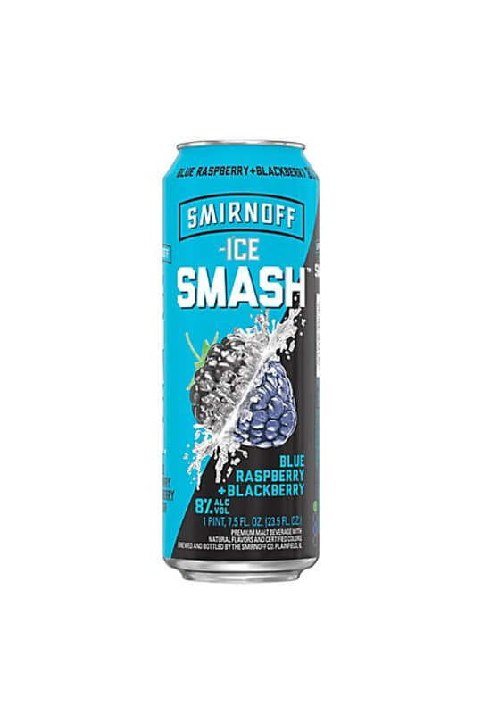 Smirnoff Ice Smash Blue Raspberry Blackberry 23.5oz Cans Delivery in