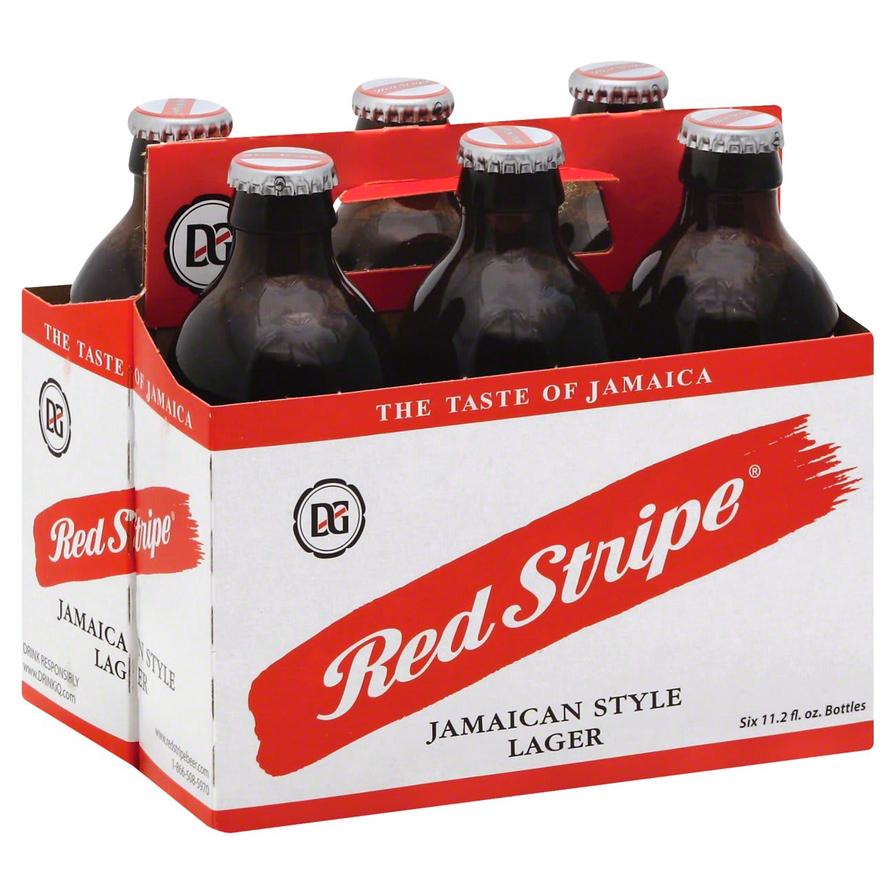 RED STRIPE BEER 11.2oz 6PK BOTTLES Delivery in Houston, TX | Blu Liquor