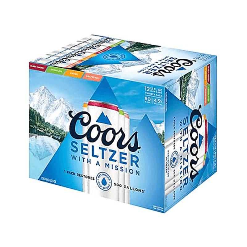 Coors Hard Seltzer Variety Pack Gluten Free 12 x 12oz cans Delivery in Brooklyn, NY Thrifty