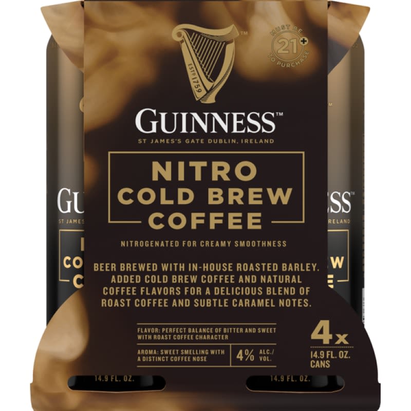 Guinness Nitro Cold Brew Coffee Beer Stout - 4 cans / 14.9oz Delivery in  Mesa, AZ | Skyline Liquor and Beer