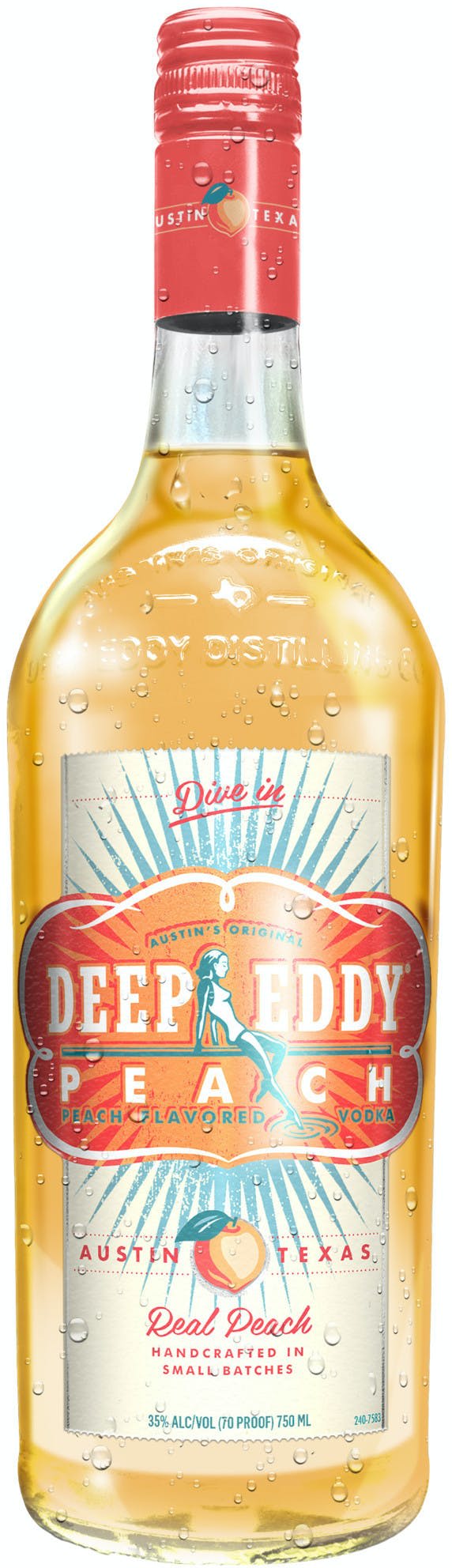 Deep Eddy Peach Vodka 750mL Delivery in Addison, IL Famous Beverages