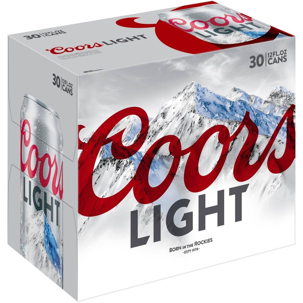 Coors Light 30pk 12 oz cans Delivery in Phoenix, AZ Liquor Wheel 2