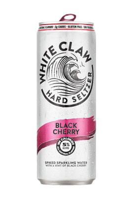 White Claw Black Cherry Hard Seltzer 24x 12oz Cans Delivery In Oakland Ca Savemore Market
