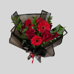 Red roses bouquet