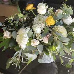 Garden Style Wedding Centerpiece