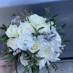 Classic White Bridal Bouquet