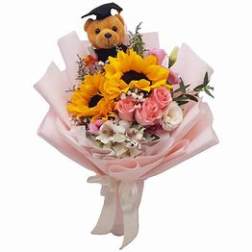 GRADUATION PINK BOUQUET