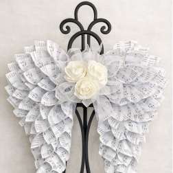 Angel Wings 12"x12" Floral Center