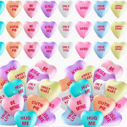 Candy Heart Balloons
