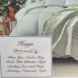 Hugs Quilted Throw