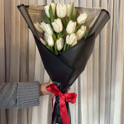 White Tulip Bouquet