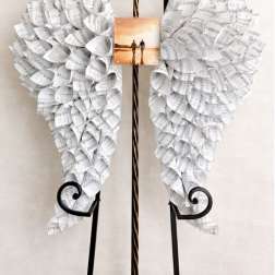 Angel Wings 24"x24" with Custom Photo Center