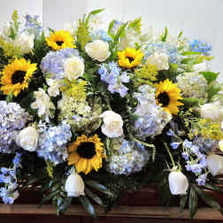 Sunflower Casket Spray