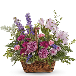 Lavender Meadow Basket