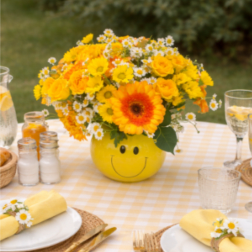 Lemonade Flower Arrangement – Bright Summer Bouquet Los Angeles Delivery