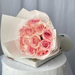Eternal Romance pink (12 roses)