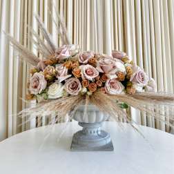 Elegance in Bloom Pedestal Arrangement