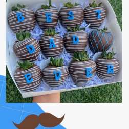 STRAWBERRIES WHIT CHOCOLAT FATHER'S DAY