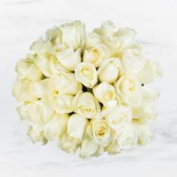 Two Dozen White Roses by BloomNation™