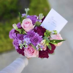Purple splendor bouquet