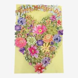 Mother’s Day Floral Heart Card ( Roger La Borde)