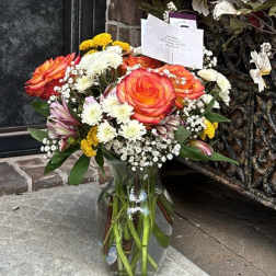 Pastel Pink With Orange