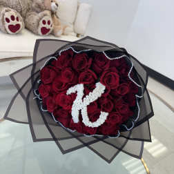 Red Rose Letter Bouquet