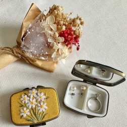 Yellow Daisy Pill Box