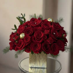 Christmas Arrangement by Ritsa Flowers