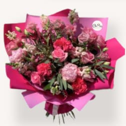 Pink Crush Wrapped Bouquet