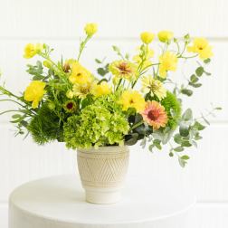 yellow and green creation