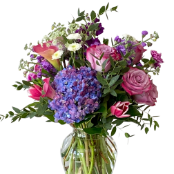 Blueberry Hydrangea and Garden Mix Tall