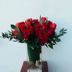 Red Roses & Tulips
