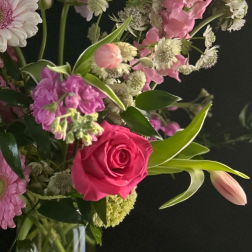 Strawberry Sorbet Wrapped Arrangment