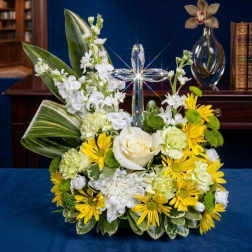 Heaven's Ray Crystal Cross