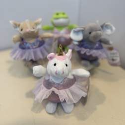Mini Plush Ballerina Animals
