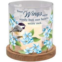 “Wings Were Ready” Hurricane Candle