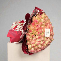 100 Stem Pink Roses
