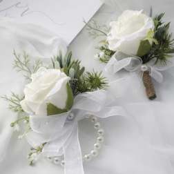 Corsage and Boutonniere Set