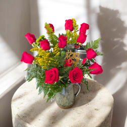 Crimson Garden Arrangement