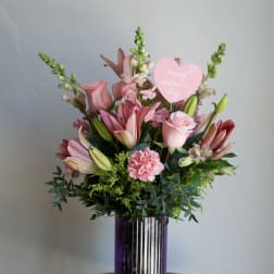 Pink Blooms - Small Arrangement