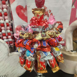 chocolate candy sunday bouquet