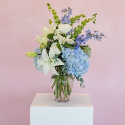 Touch of Blue Rescue Vase