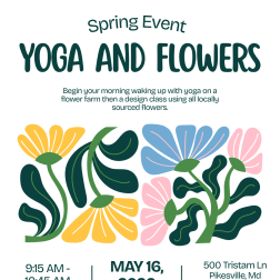 Yoga and Flower Design