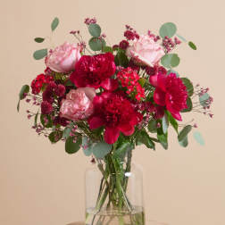 Mix Red Peonies bouquet