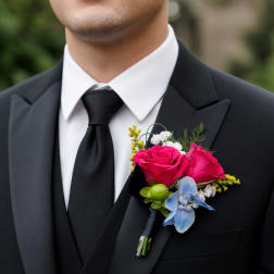 Boutonniere - Color choice option