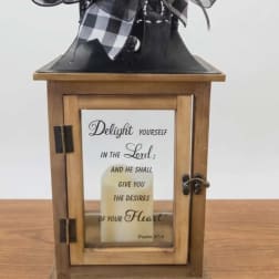 Delight Yourself in the Lord Lighted Lantern