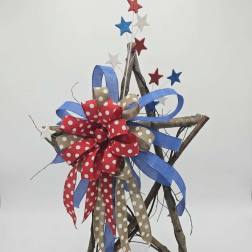 Rustic Patriotic Star